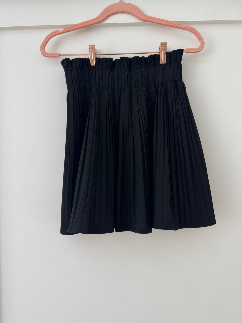 Zara Black Pleated Mini Skirt - Picture 3 of 3
